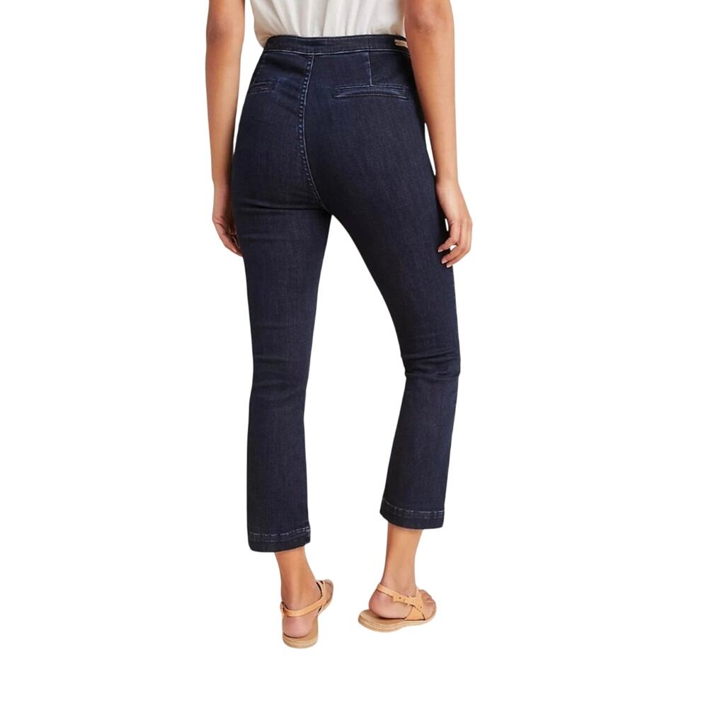 ANTHROPOLOGIE PILCRO Women’s High Rise Dark Wash Denim Jegging size 28 - Picture 2 of 7